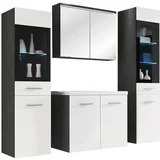 kopalnica madrit, antracit, bela, led, 5-Delna