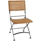SUNFUN Vrtni stol Sunfun Moni (45 x 57 x 88 cm, jeklo in les, rjava) Cene