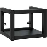 vidaXL Zidni okvir za kupaonski umivaonik crni 40x38x31 cm željezni | shoptok.hr