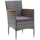 vidaXL 11-dijelni vrtni blagovaonski set sivi | shoptok.hr