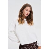 Marisse WOMEN'S SWEATSHIRT Z-BL-4817 OFF WHITE Cene