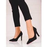 SHELOVET ženske cipele na štiklu high-heeled black Cene'.'