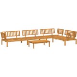  5-dijelni set vrtnih sofa od paleta od masivnog drva bagrema | shoptok.hr
