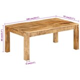 Stolić za kavu 100 x 55 x 40 cm od masivnog drva manga | shoptok.hr