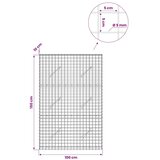  Gabion s žicom debljine 5 mm i mrežom 5x5 cm 100x10x150 cm - 10 cm 150 cm 100 cm | shoptok.hr