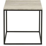 House Nordic Stranska mizica v kamnitem dekorju 45x45 cm Vita – | Shoptok.si