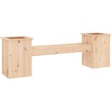  Klupa sa sadilicama 184,5 x 39,5 x 56,5 cm od masivne borovine | shoptok.hr