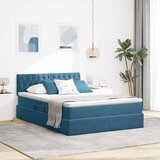  s od storage Tamno plava 140 x 200 cm Baršun | shoptok.hr