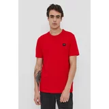 Paul & Shark Bombažen t-shirt rdeča barva