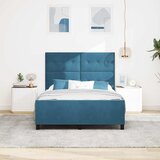  s opruga kutije Tamno plava 140 x 190 cm Baršun | shoptok.hr