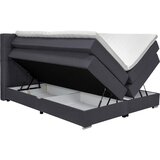CARRYHOME POSTELJA BOXSPRING 180 cm x 200 cm , tekstil črna | Shoptok.si