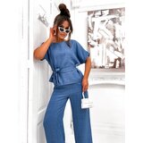 Resti Women's set with a short-sleeve blouse and wide pants | shoptok.hr
