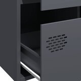  Visoka komoda antracit 68x39x101,5 cm od čelika | shoptok.hr
