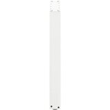  Noge za blagovaonski stol U-oblik 3 kom Bijele 70 x (72-73) cm Čelik | shoptok.hr