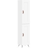  Visoka komoda bijeli 34,5x34x180 cm od konstruiranog drva | shoptok.hr