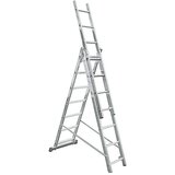 Krause corda trodelne aluminijumske merdevine 3x7 - 4/2m