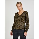 Only Khaki Patterned Blouse Victoria - Women Cijene