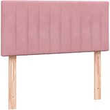 Box spring krevet s madracem ružičasti 80 x 220 cm baršunasti | shoptok.hr