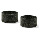 Bonami Selection set od dvije crne tegle za cvijeće terrazzo Cijene