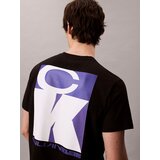 Calvin Klein Jeans Majica '20S' lila / črna / bela | Shoptok.si