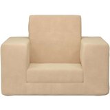  Otroški kavč krem mehak pliš, (21827807) | Shoptok.si
