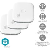 Nedis Smoke Detector SmartLife WIFIDS21WT3 3 pcs | shoptok.hr