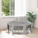  Vrata za pse z stojali 6 pcs Siva Sonoma 80 x 60 cm, (5000232712) | Shoptok.si