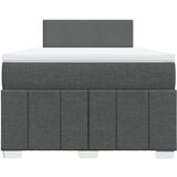  Krevet box spring s madracem tamnosivi 120 x 190 cm tkanina | shoptok.hr