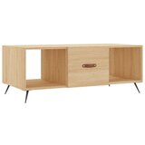 Maison Chic Klubska mizica - kavna mizica - Nizka mizica sonoma hrast 102x50x40 cm inženirski les, (21752848) Cene