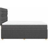  Krevet s oprugama i madracem tamnosivi 140x190 cm od tkanine | shoptok.hr