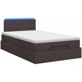  Krevet od pjene s madracem i LED-om Tamno smeđa 120 x 190 cm | shoptok.hr