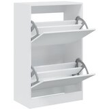 Furnova Omarica za čevlje bela 60x34x96,5 cm inženirski les, (21954690) | Shoptok.si