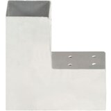 Spojnik za stupove u L-obliku od pocinčanog metala 81 x 81 mm | shoptok.hr