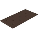  Zidna uzglavlja 12 pcs Smeđa 60 x 30 cm Lažna koža - Smeđa 60 x 30 cm | shoptok.hr
