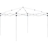  Rastezljivi šator za zabave 290 x 290 x 245 cm Tamno crvena | shoptok.hr