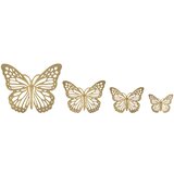 Mauro Ferretti Zidni ukras Farfalle Da Muro Set 4 | shoptok.hr