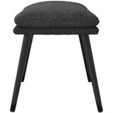  Tabure tamnosivi 45x29,5x35 cm od tkanine i umjetne kože | shoptok.hr