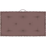  Paletni podni jastuk smeđe-sivi 73 x 40 x 7 cm pamučni | shoptok.hr