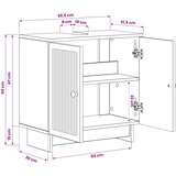  Kupaonski ormarić za sudoper EDE Crna 59,5 x 31,5 x 59 cm | shoptok.hr