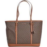 Michael Kors Nakupovalne torbe 35T0GTVT3V-BROWN Kostanjeva