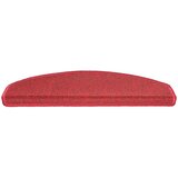  Prostirke za stepenice 30 kom 65x24x4 cm crvene poluokrugle velike | shoptok.hr