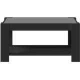  Stolić za kavu LED crni 93x53x45 cm od konstruiranog drva | shoptok.hr