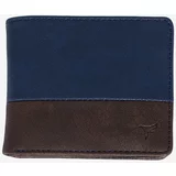 AC&Co / Altınyıldız Classics Men's Navy Blue-Brown Wallet