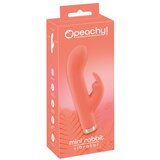 Peachy You2Toys - ! mini zajček - vibrator zajček za polnjenje (breskev) | Shoptok.si