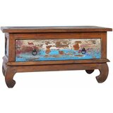  Stolić za kavu 80 x 50 x 40 cm od obnovljene tikovine - Šareni 1 Cijene