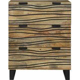  Kreveta s ladicama Smeđa 60 x 33.5 x 75 cm masivno drvo manga | shoptok.hr