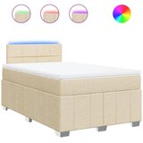  Krevet box spring s madracem krem 120 x 190 cm od tkanine | shoptok.hr