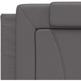  Okvir za krevet Viana bez madraca sivi 200x200 cm od umjetne kože | shoptok.hr
