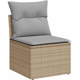 Set sofe 6 kom. Bež i svijetlo siva Poli Rattan i čelik | shoptok.hr