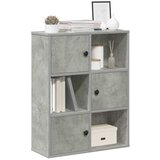 Regal za knjige boja betona 60x24x76,5 cm konstruirano drvo | shoptok.hr